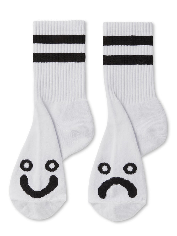 Polar Skate Co. Fat Stripe Socks | WHITE