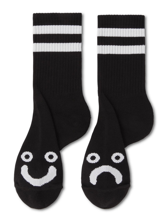 Polar Skate Co. Fat Stripe Socks | BLACK