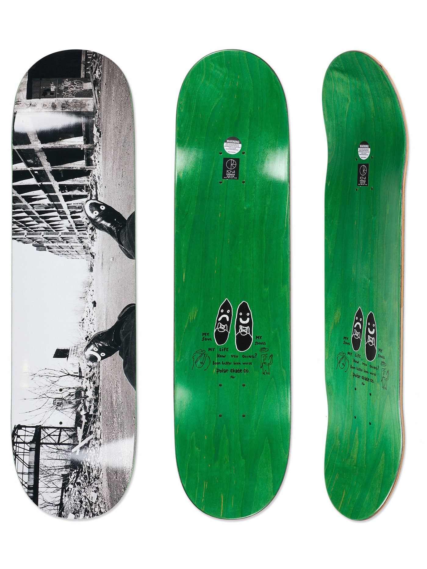 Polar Happy Sad Detroit 8.25'' Skateboard Deck | EMPIRE
