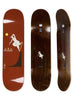 Polar Oskar Rozenberg BS Noseblunt Burnt Red Skateboard Deck
