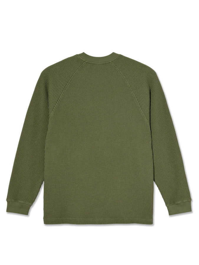 Polar Skate Co. Dan Long Sleeve T-Shirt Spring 2024 | ARMY GREEN