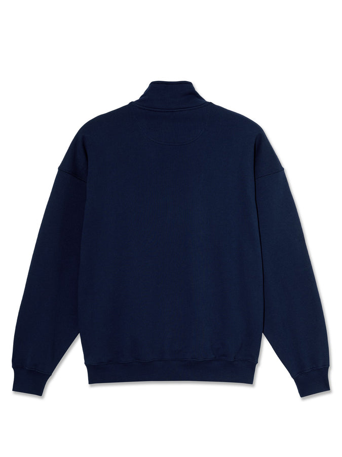 Polar Skate Co. Frank 1/2 Zip Sweatshirt Spring 2024 | DARK BLUE