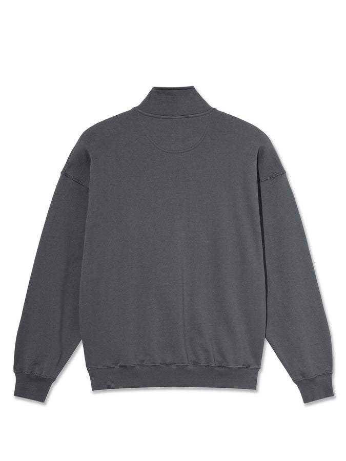 Polar Skate Co. Frank 1/2 Zip Sweatshirt Spring 2024 | GRAPHITE