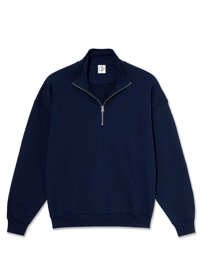 Polar Skate Co. Frank 1/2 Zip Sweatshirt Spring 2024 | DARK BLUE