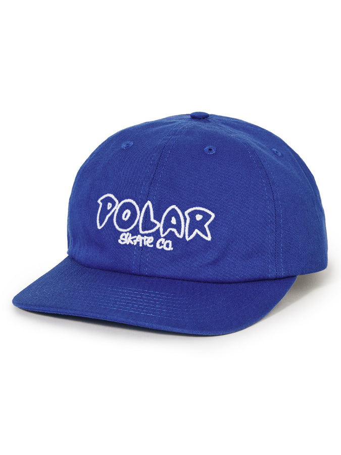 Polar Skate Co. Michael Outline Logo Snapback Hat | EGYPTIAN BLUE