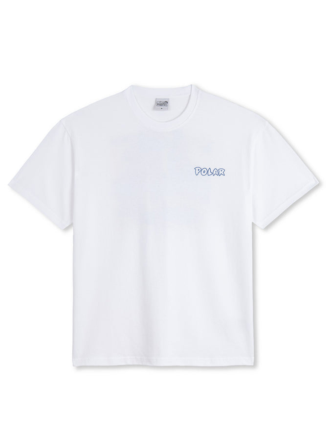 Polar Skate Co. Crash T-Shirt Spring 2024 | WHITE