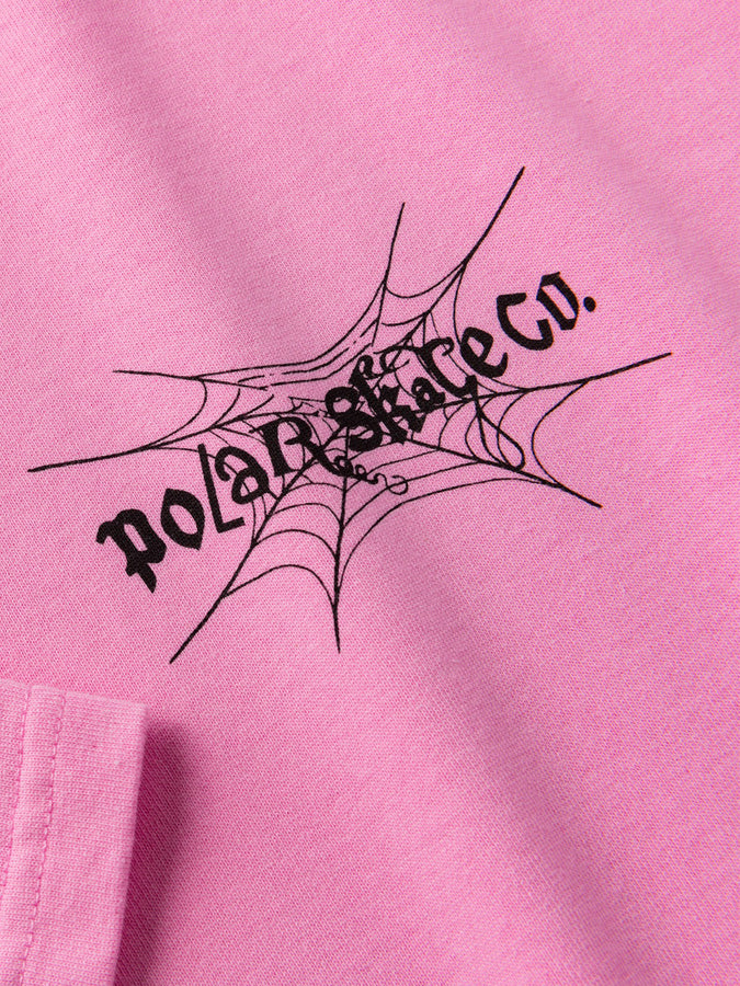 Polar Skate Co. Spiderweb T-Shirt Spring 2024 | PINK