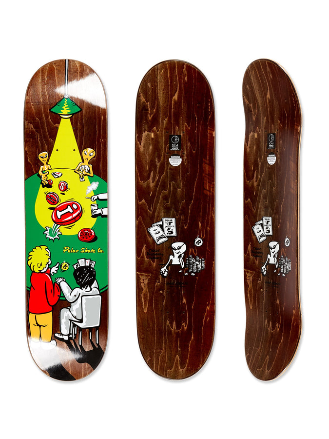 Polar Oskar Rozenberg Poker Face 8.5'' Skateboard Decks | MULTI