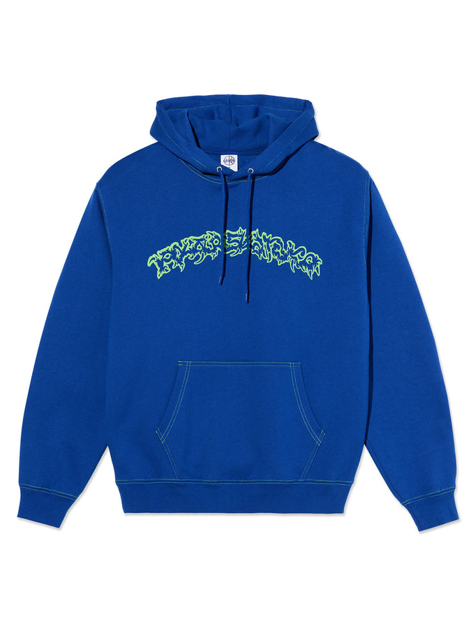 Polar Skate Co Contrast Dave Crude Logo Hoodie Spring 2026 | EGYPTIAN BLUE
