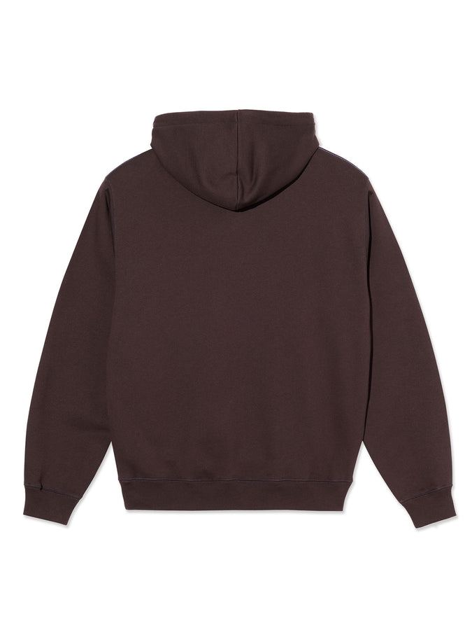 Polar Skate Co Contrast Dave Crude Logo Hoodie Spring 2026 | CHOCOLATE