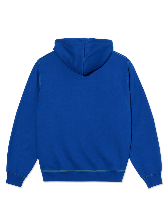 Polar Skate Co Contrast Dave Crude Logo Hoodie Spring 2026 | EGYPTIAN BLUE