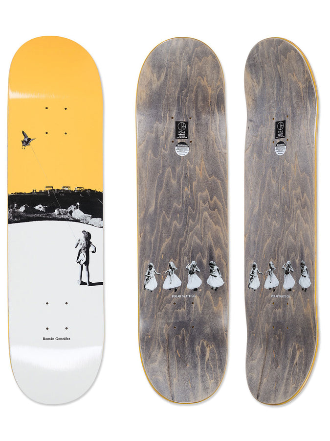 Polar Skate Co. Gonzalez Kit Yellow 8.25'' Skateboard Deck | YELLOW