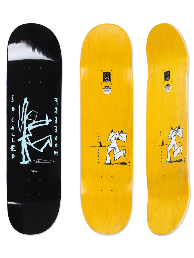 Polar Skate Co. Freedom 8.25'' & 8.5'' Skateboard Deck | BLACK