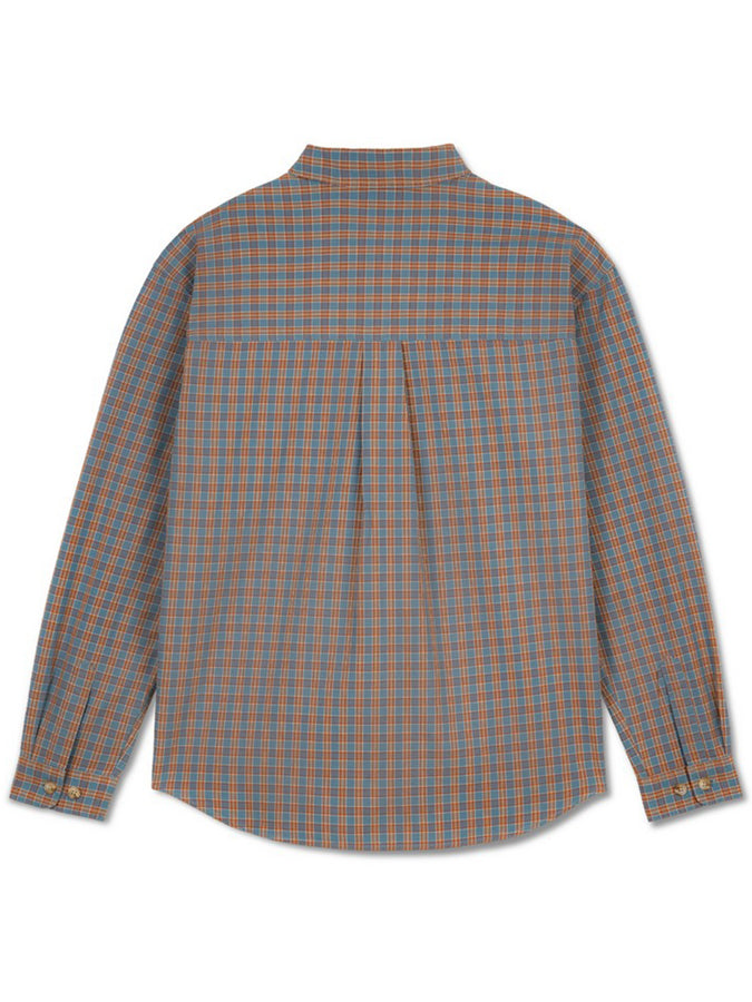 Polar Mitchell Long Sleeve Buttondown Shirt Summer 2024 | BLUE RUST
