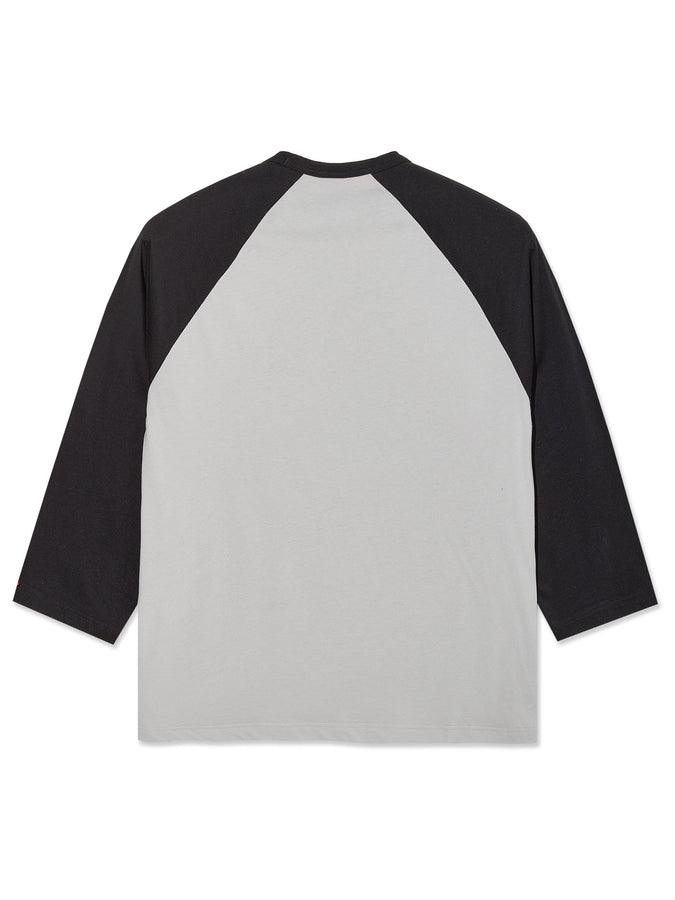 Polar 3/4 Sleeve T-Shirt Fall 2026 | BLACK/SILVER