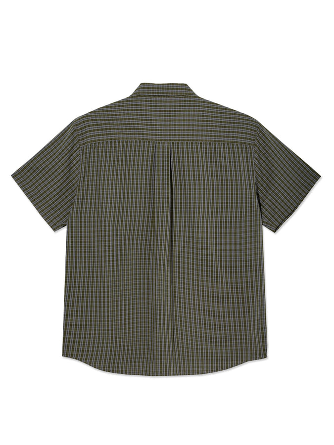 Polar Mitchell Short Sleeve Buttondown Shirt Summer 2026 | BLACK/GREEN