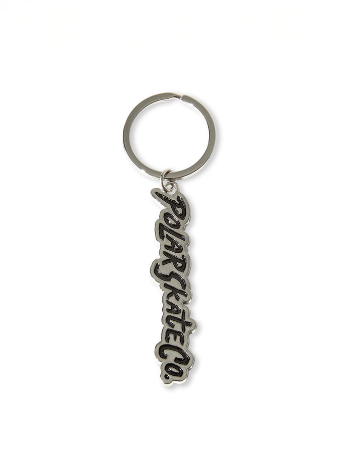 Polar Skate Co Surf Logo Keychain | SILVER