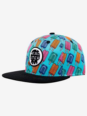 Headster Pop Neon Snapback Blue Hat