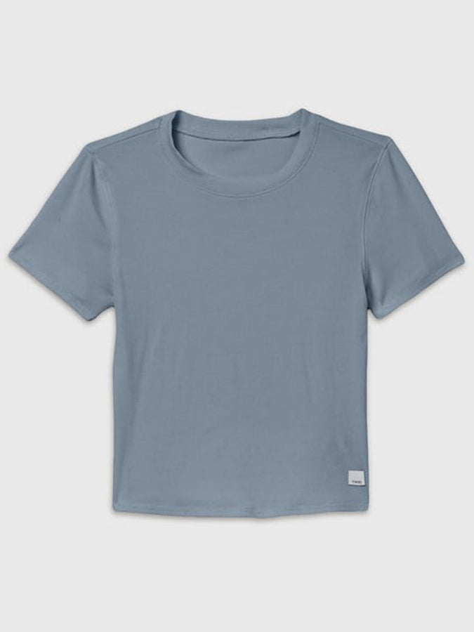 Vuori Pose Fitted T-Shirt Fall 2025 | SEA GLASS (SGL)