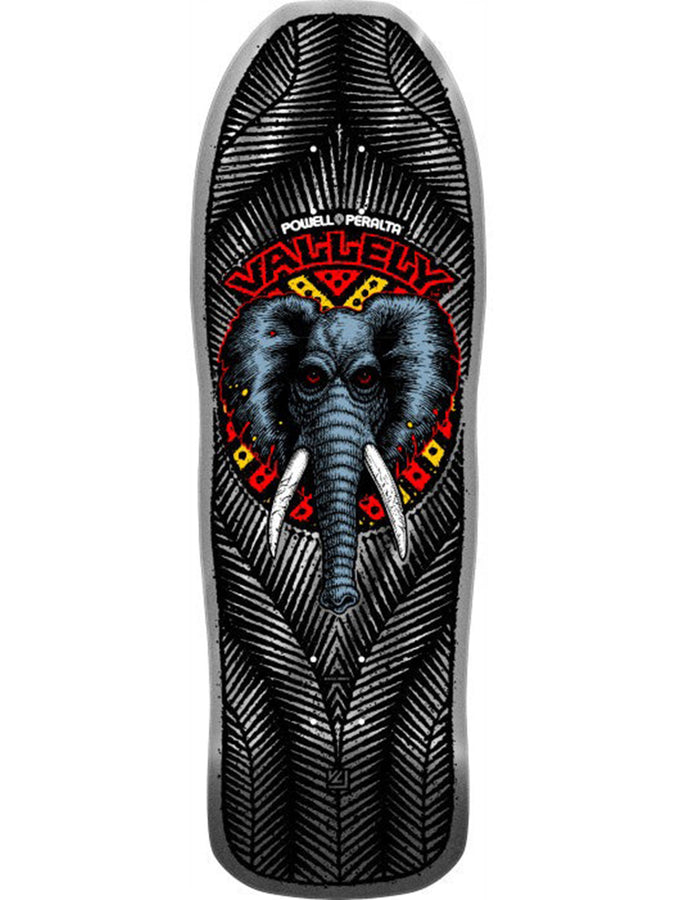 Powell Vallely Elephant 10'' Skateboard Deck | SILVER FOIL