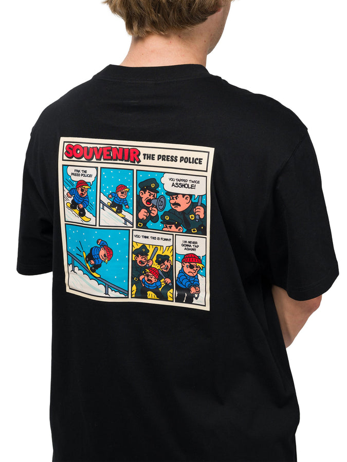 Souvenir Press Police T-Shirt Fall 2026 | BLACK