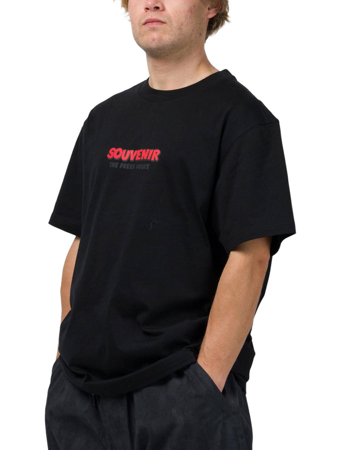 Souvenir Press Police T-Shirt Fall 2026 | BLACK