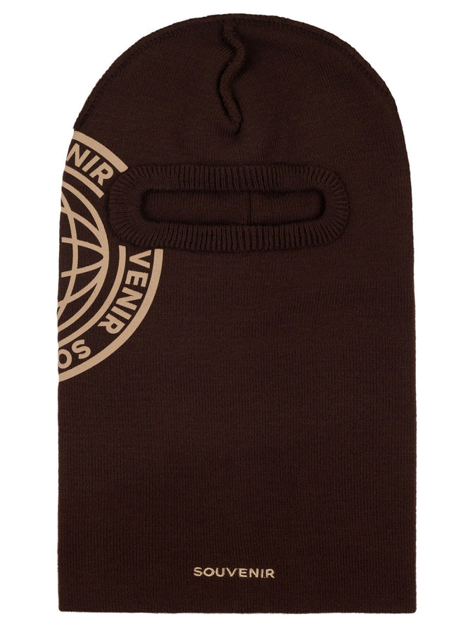 Souvenir Printed Burglar Balaclava | CHOCOLATE