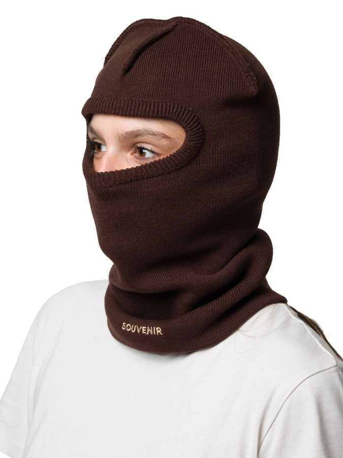 Souvenir Printed Burglar Balaclava | CHOCOLATE