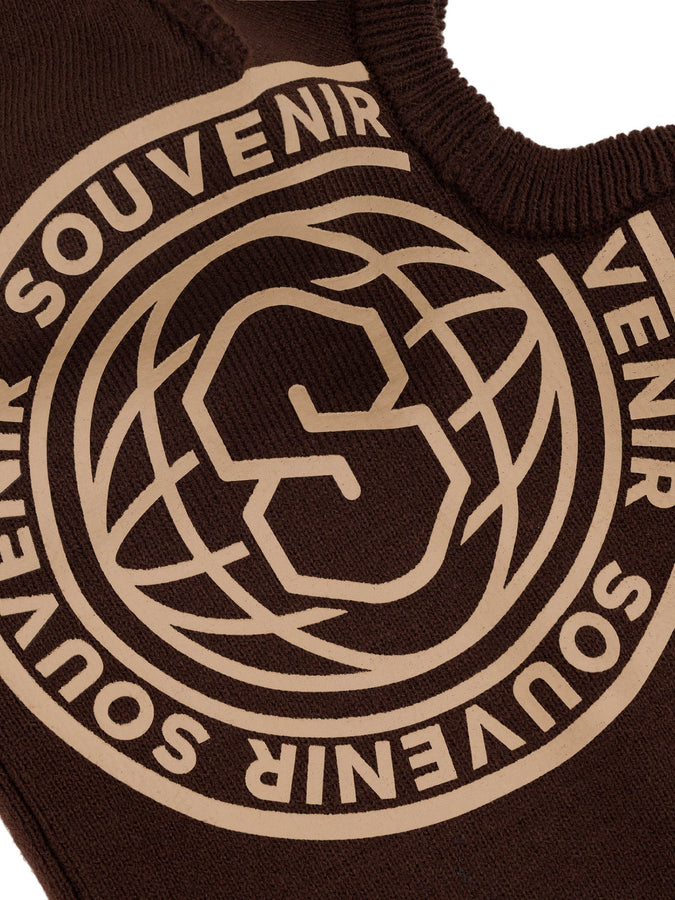 Souvenir Printed Burglar Balaclava | CHOCOLATE