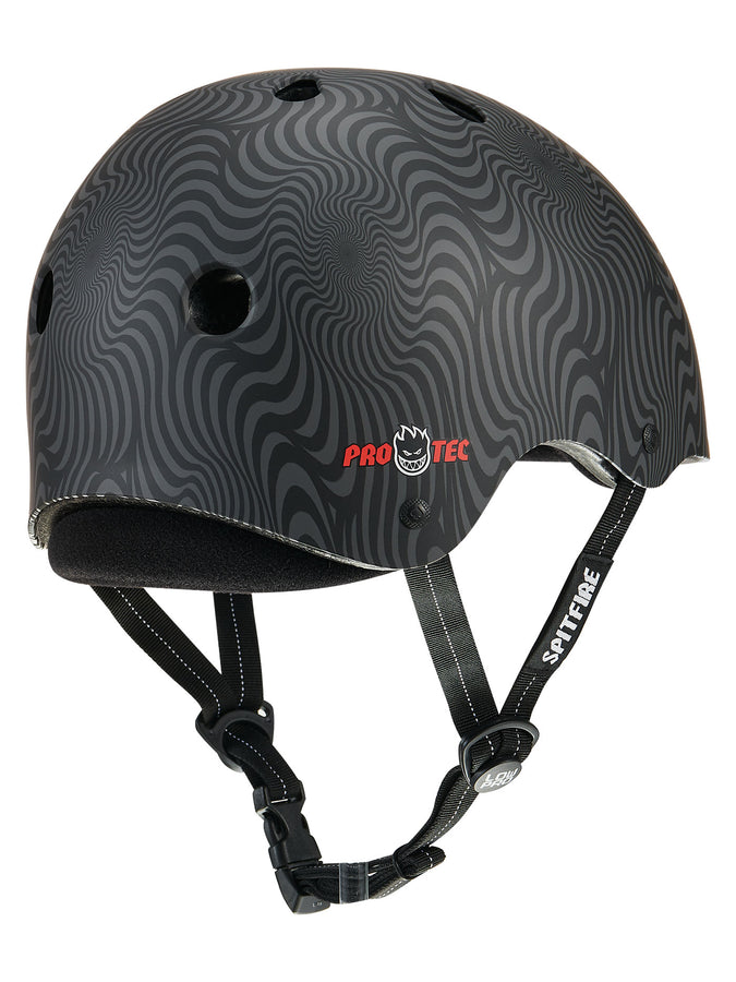 Pro-Tec x Spitfire Low Pro Helmet | BLACK SWIRL 