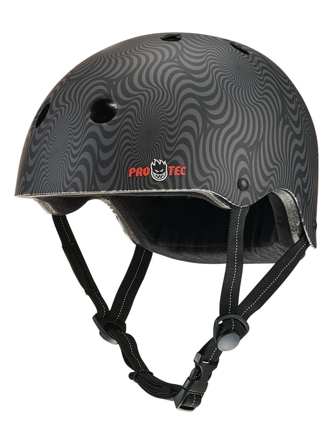 Pro-Tec x Spitfire Low Pro Helmet | BLACK SWIRL 
