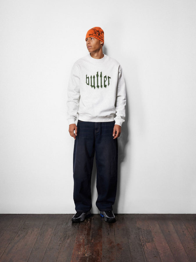 Butter Goods Cut Out Applique Crewneck Sweatshirt Spring 2026 | ASH