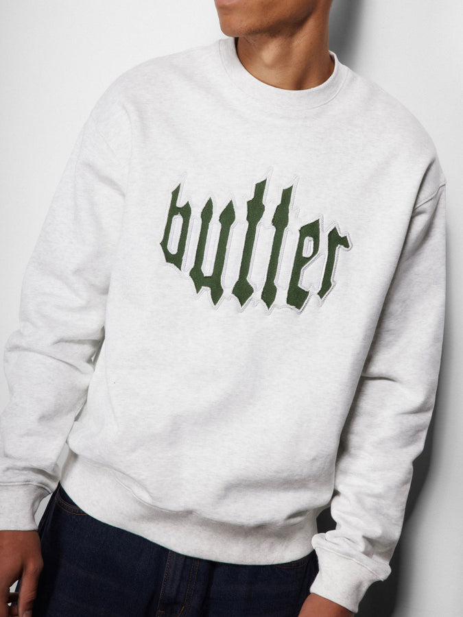 Butter Goods Cut Out Applique Crewneck Sweatshirt Spring 2026 | ASH