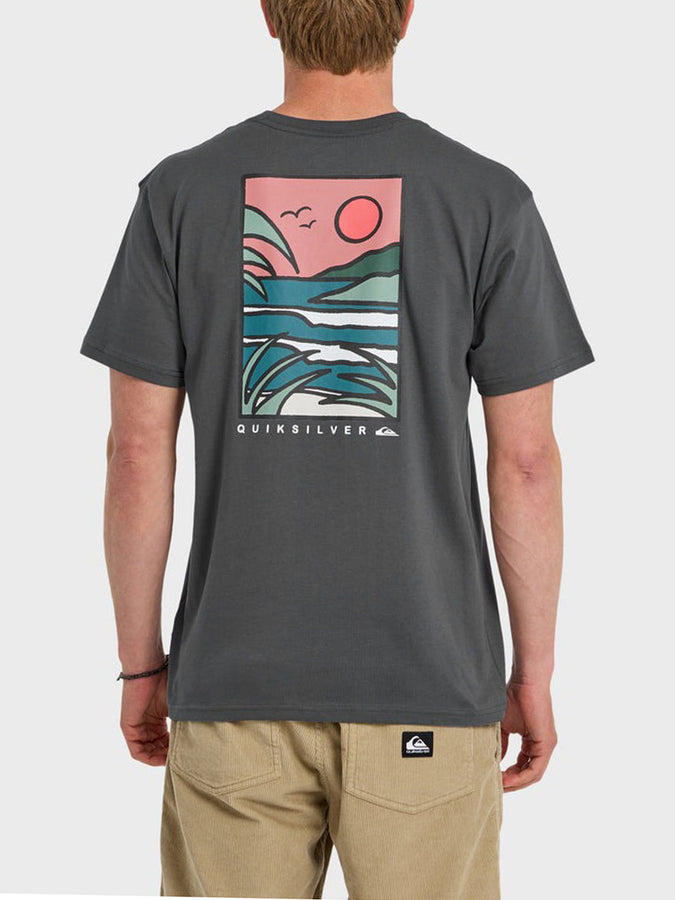 Quicksilver Happy Trails T-Shirt Spring 2026 | IRON GATE (KZM0)