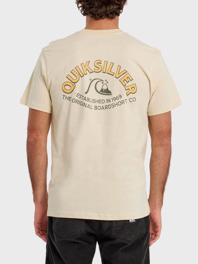Quicksilver Bubble Arch T-Shirt Spring 2026 | BONE WHITE (BNE)