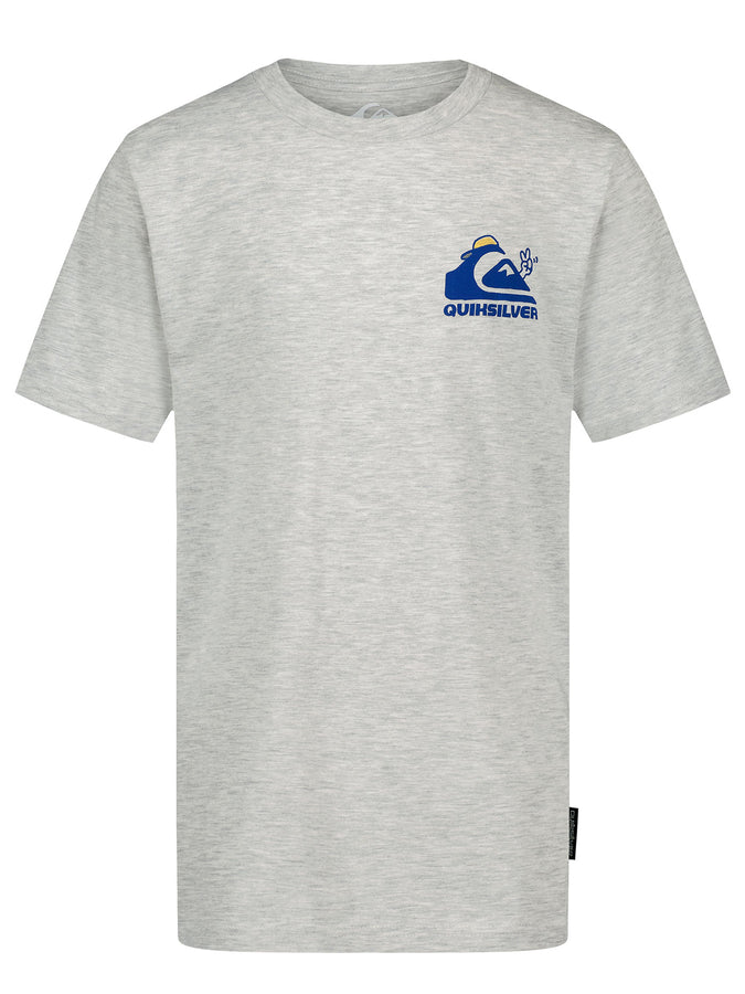 Quiksilver Logo Walker T-Shirt Fall 2026 | LIGHT GREY HEATHER (060)