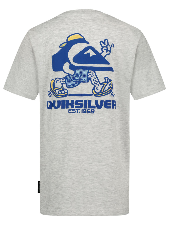Quiksilver Logo Walker T-Shirt Fall 2026 | LIGHT GREY HEATHER (060)