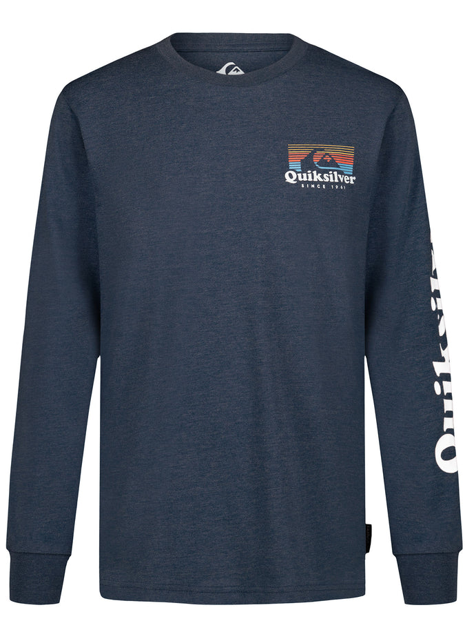 Quiksilver Phase Long Sleeve T-Shirt Fall 2026 | BLUE CORAL HEATHER (441)