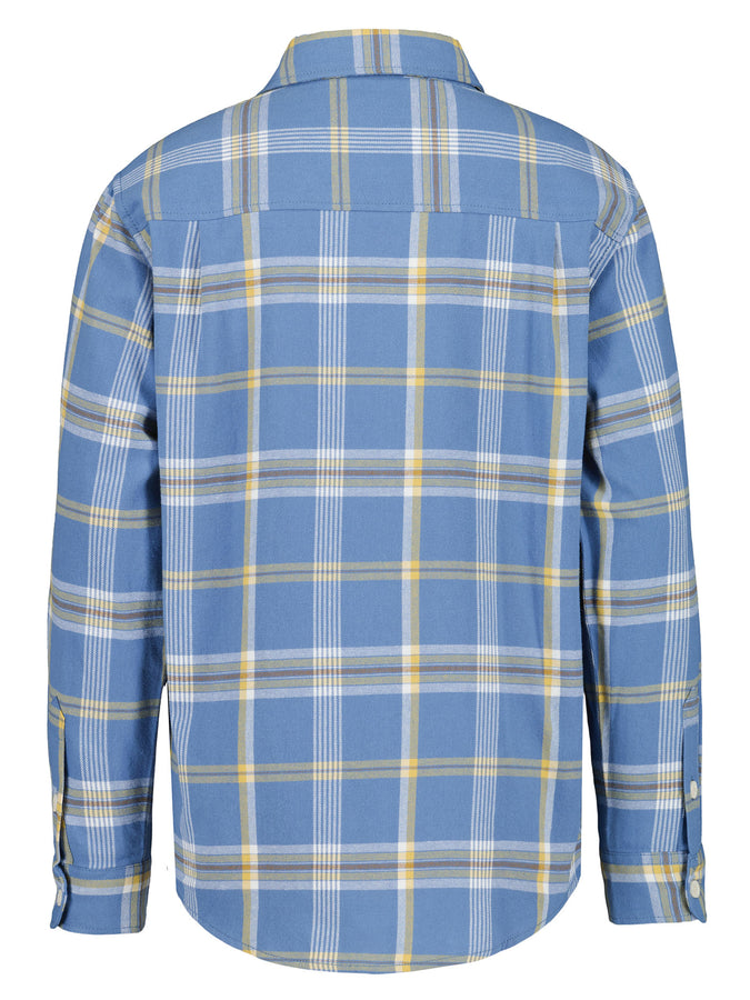 Quiksilver Brooks Plaid Flannel Buttondown Shirt Fall 2026 | QUIET HARBOR (420)