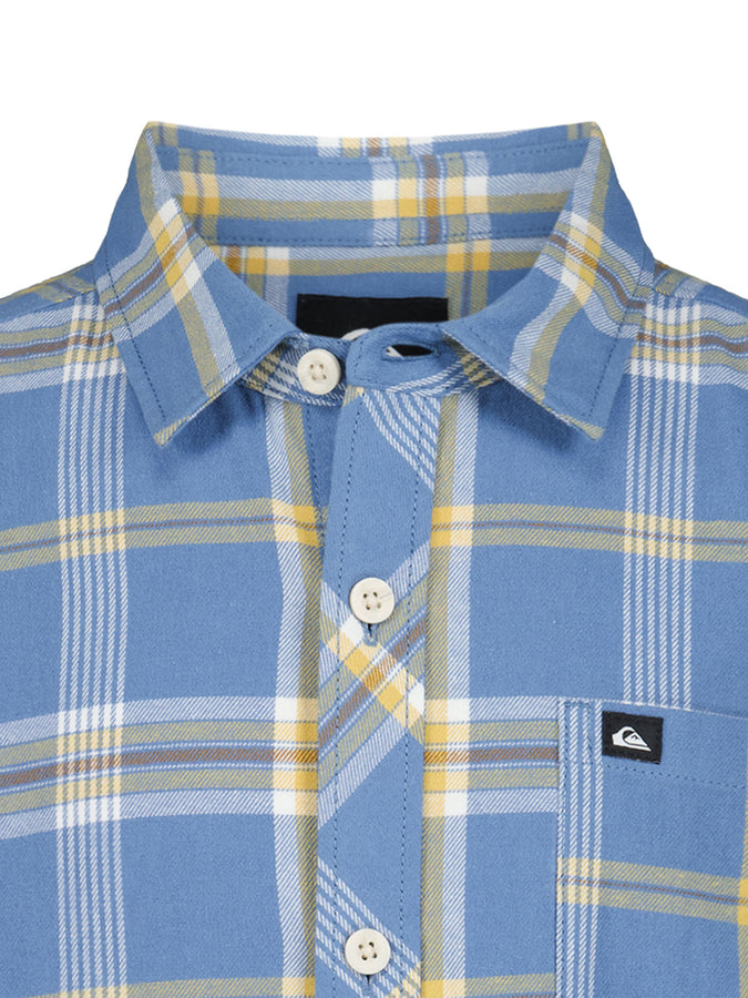 Quiksilver Brooks Plaid Flannel Buttondown Shirt Fall 2026 | QUIET HARBOR (420)