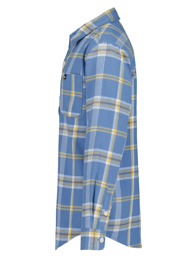 Quiksilver Brooks Plaid Flannel Buttondown Shirt Fall 2026 | QUIET HARBOR (420)