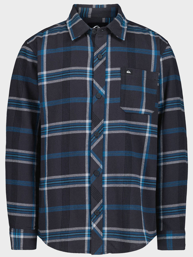 Quiksilver Brooks Plaid Flannel LS Buttondown Shirt Fall 2026 | TARMAC (028)