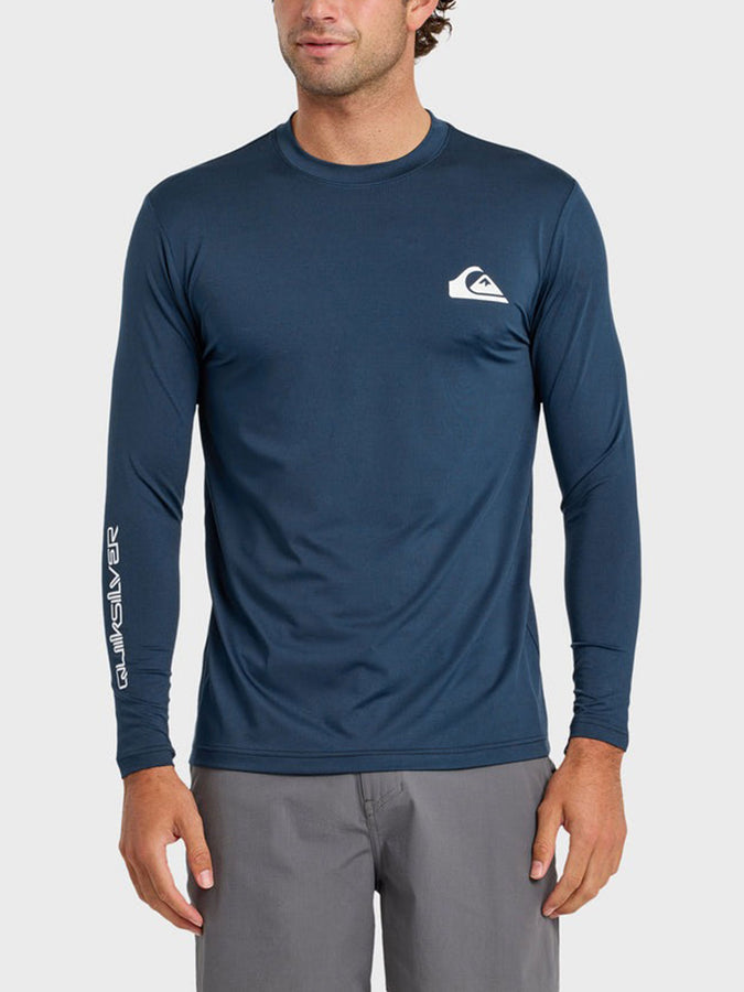 Quicksilver Everyday Long Sleeve Rashguard Spring 2026 | DARK DENIM (DKD)