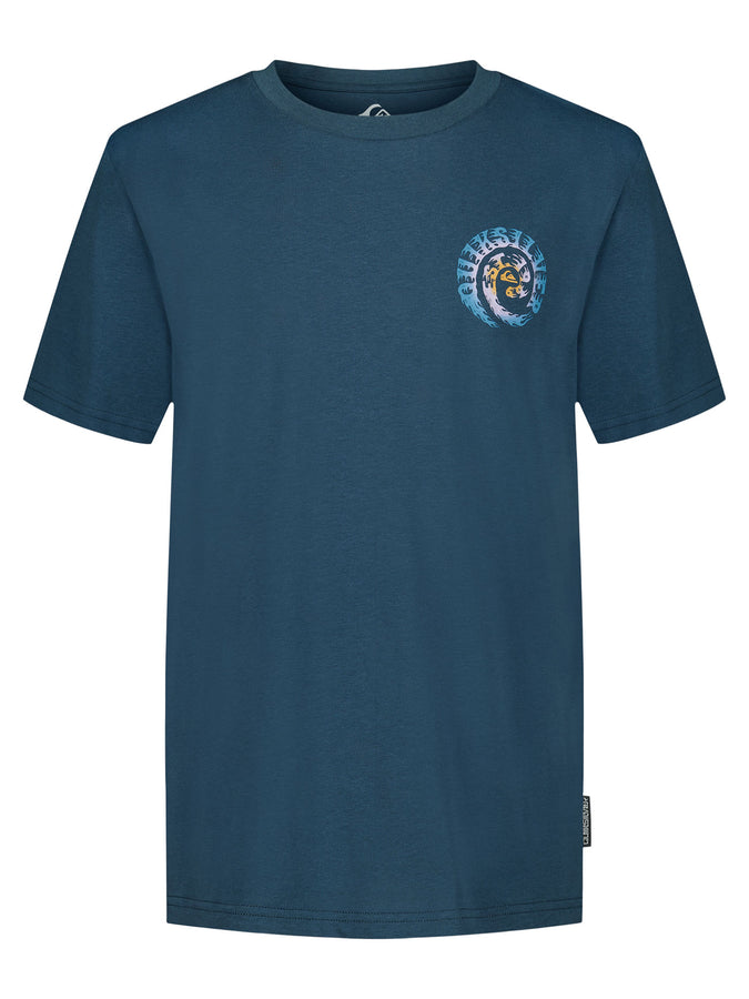 Quiksilver Spiral Saw T-Shirt Spring 2026 | REAL TEAL (460)