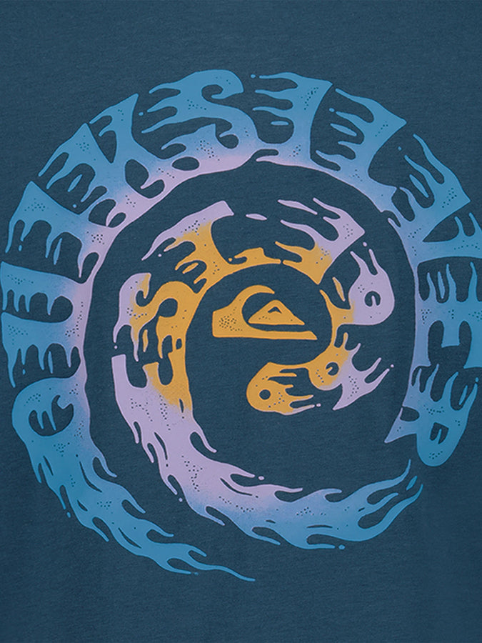 Quiksilver Spiral Saw T-Shirt Spring 2026 | REAL TEAL (460)