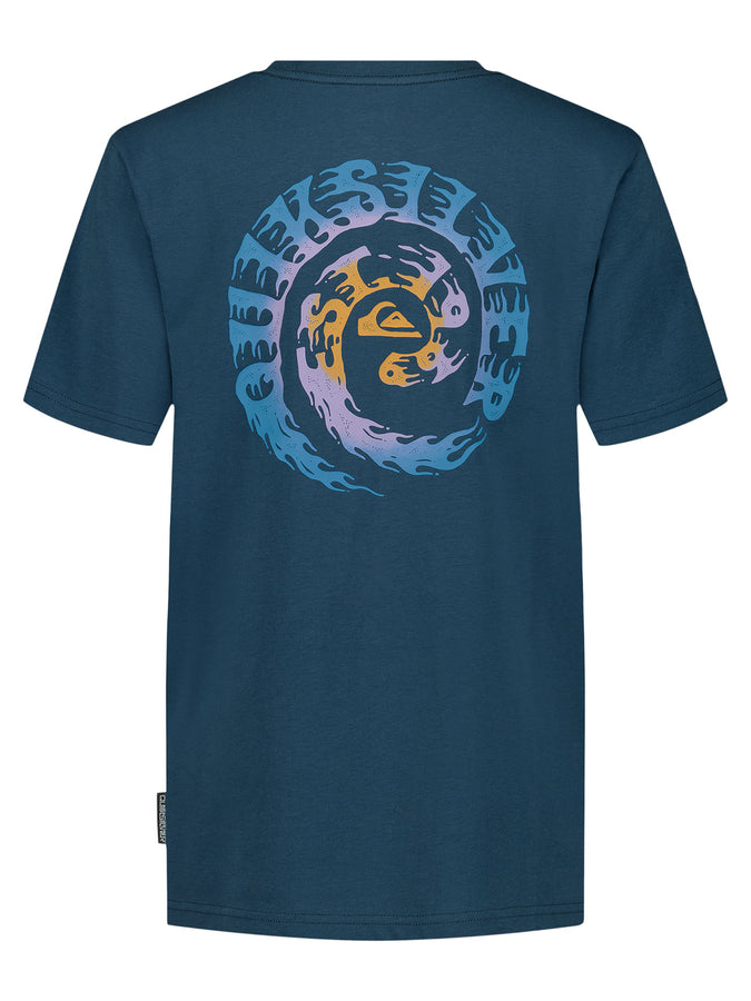 Quiksilver Spiral Saw T-Shirt Spring 2026 | REAL TEAL (460)