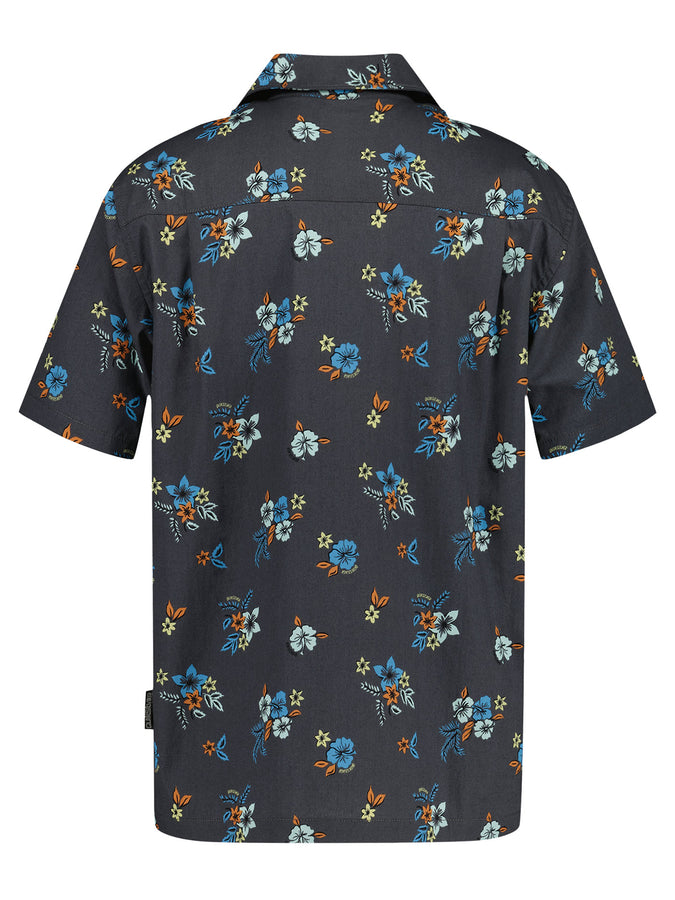 Quiksilver Island Flowers Camp Buttondown Shirt Summer 2026 | PHANTOM (036)