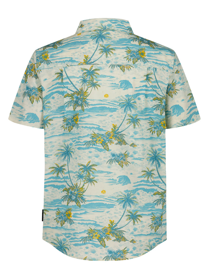 Quiksilver Sundown Short Sleeve Buttondown Shirt Summer 2026 | AQUA (449)