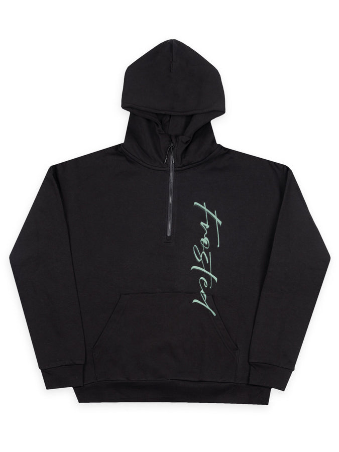 Frosted Skateboards Frosted 1/4 Zip Hoodie Summer 2026 | BLACK