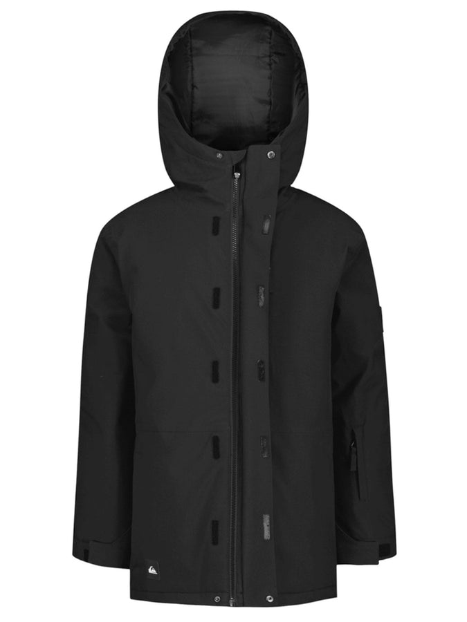Quiksilver Mission Solid 2027 Youth Insulated Jacket - BLACK (001)